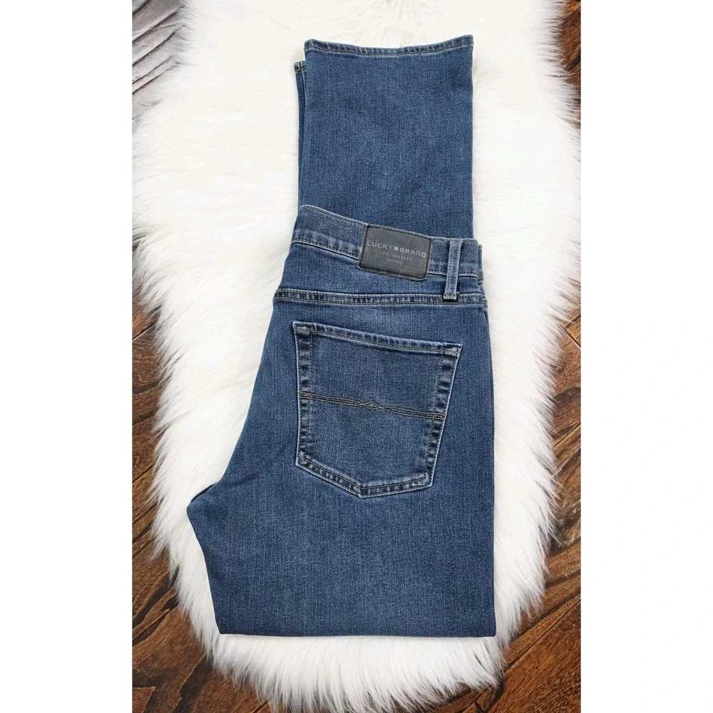Lucky Brand 363 Vintage Straight Leg Blue Denim Jeans Men's Size 31x32